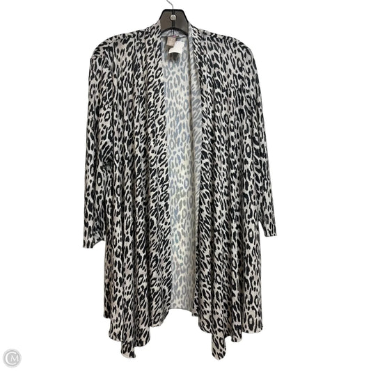 Cardigan By Chicos In Animal Print, Size: S