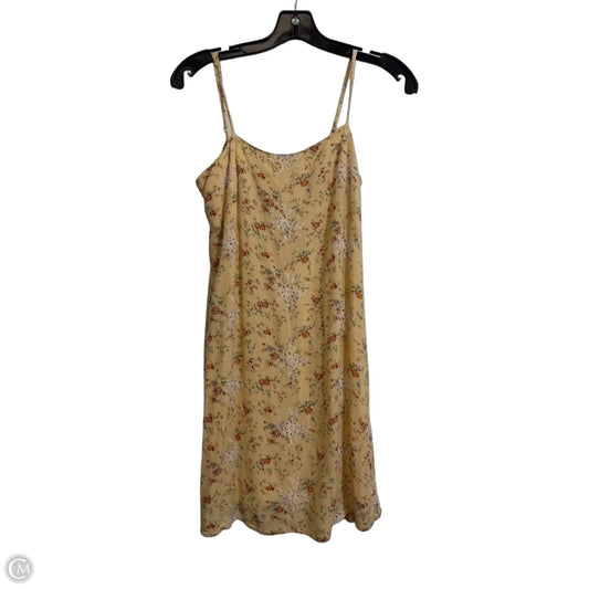 Dress Casual Midi By American Eagle In Yellow, Size: M