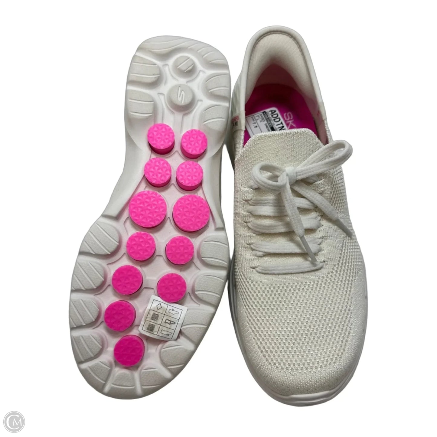Slip in Shoes Sneakers By Skechers In White, Size: 7.5