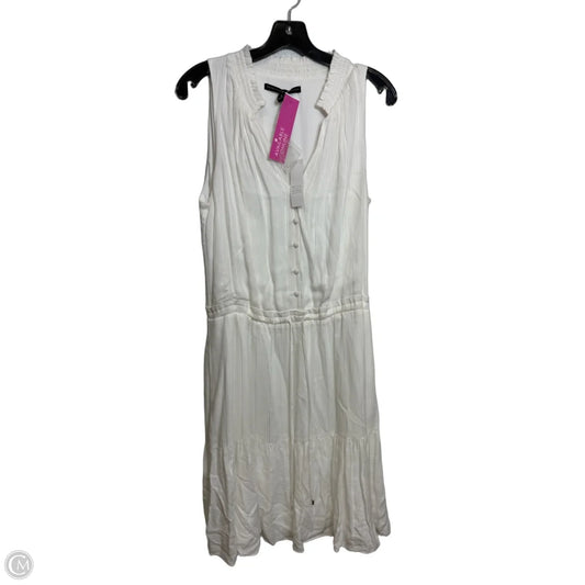 Dress Casual Maxi By White House Black Market In White, Size: M