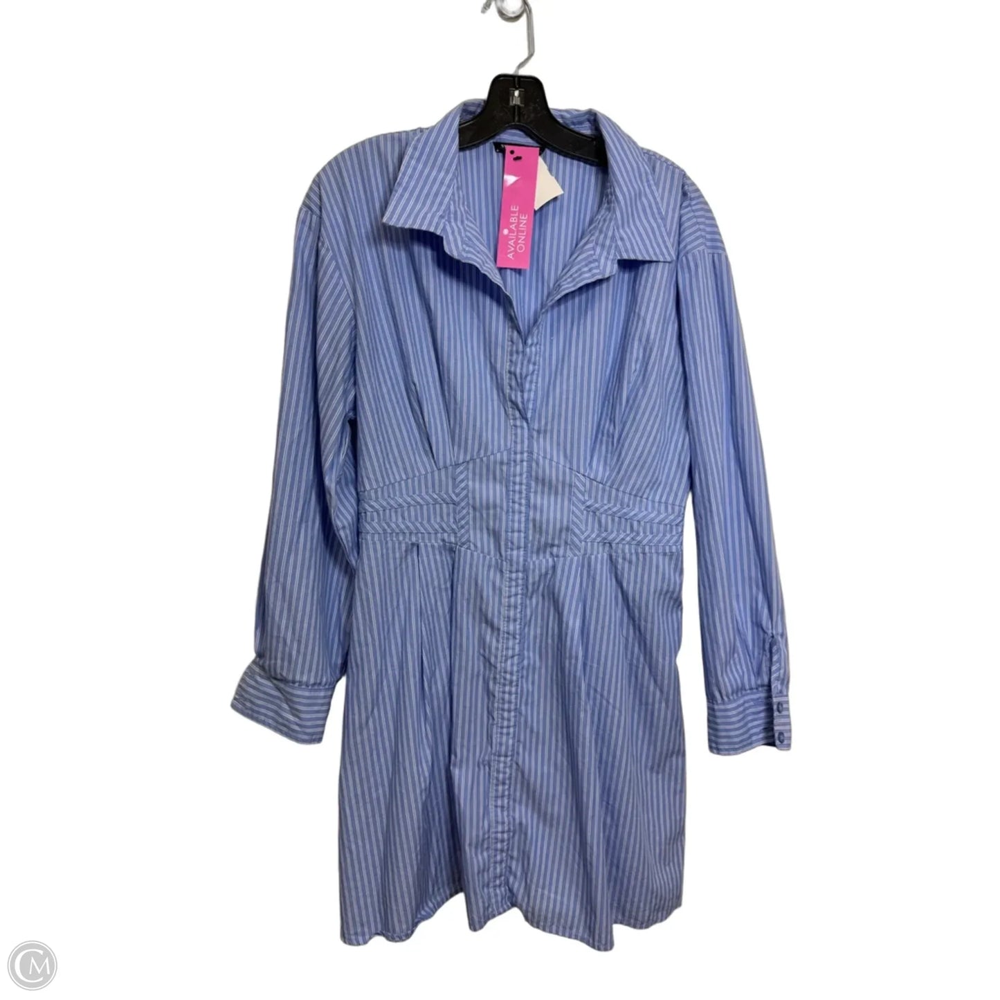 Dress Long Sleeve By Steve Madden In Blue, Size: L
