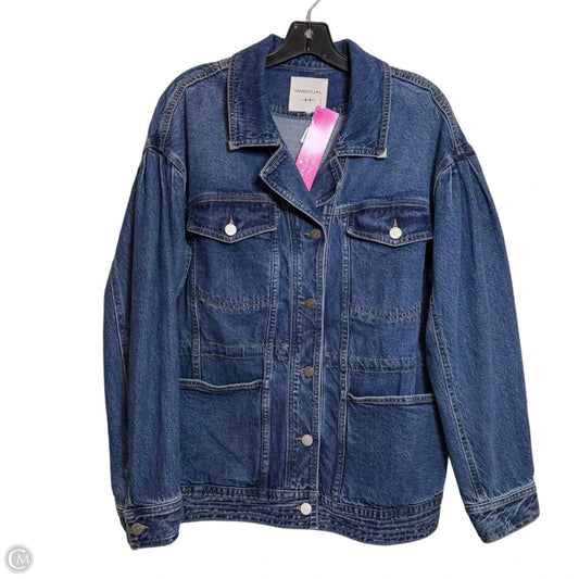 Jacket Denim By Habitual In Blue Denim, Size: L