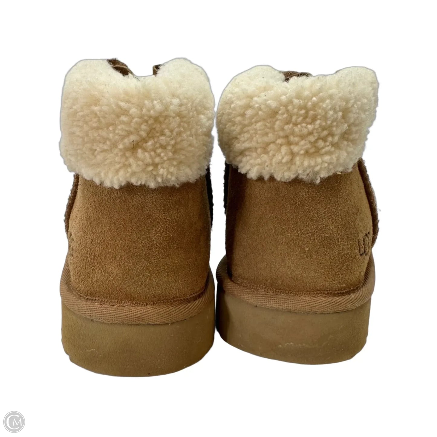 Boots Designer By Ugg In Brown, Size: 9