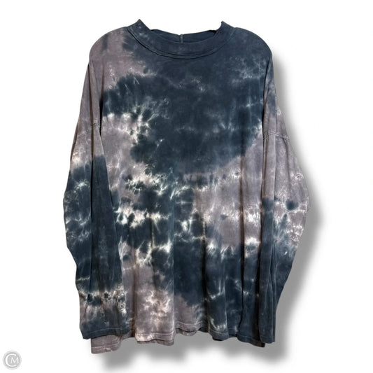 Top Long Sleeve By We The Free In Tie Dye Print, Size: M