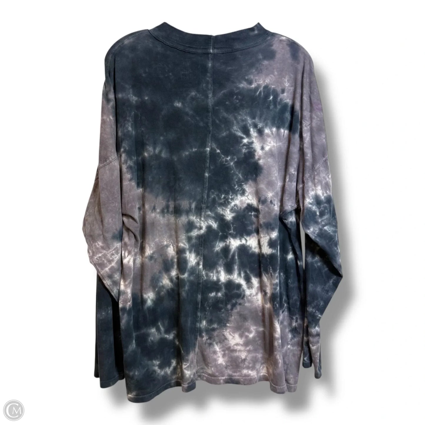 Top Long Sleeve By We The Free In Tie Dye Print, Size: M