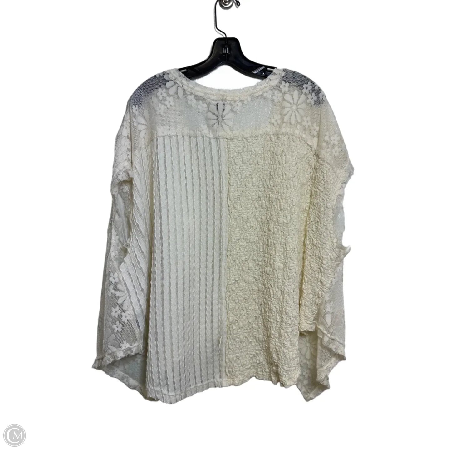 Top Sleeveless By Pol In Ivory, Size: L