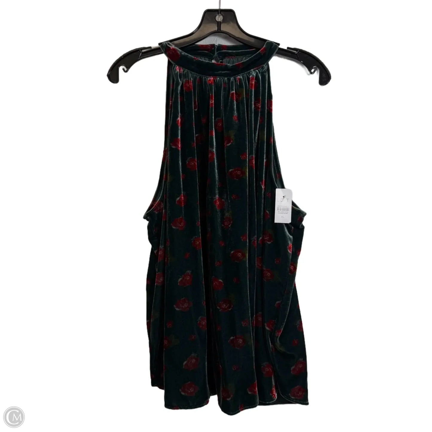 Top Sleeveless By Loft In Green, Size: Xl