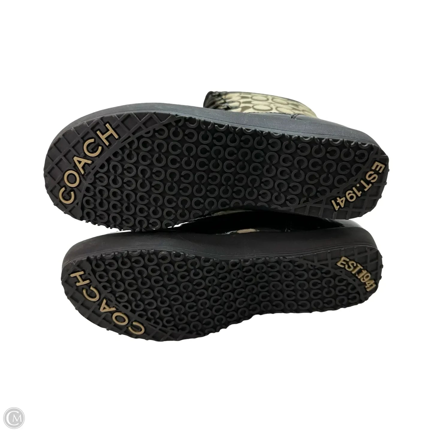 Boots Designer By Coach In Brown, Size: 7