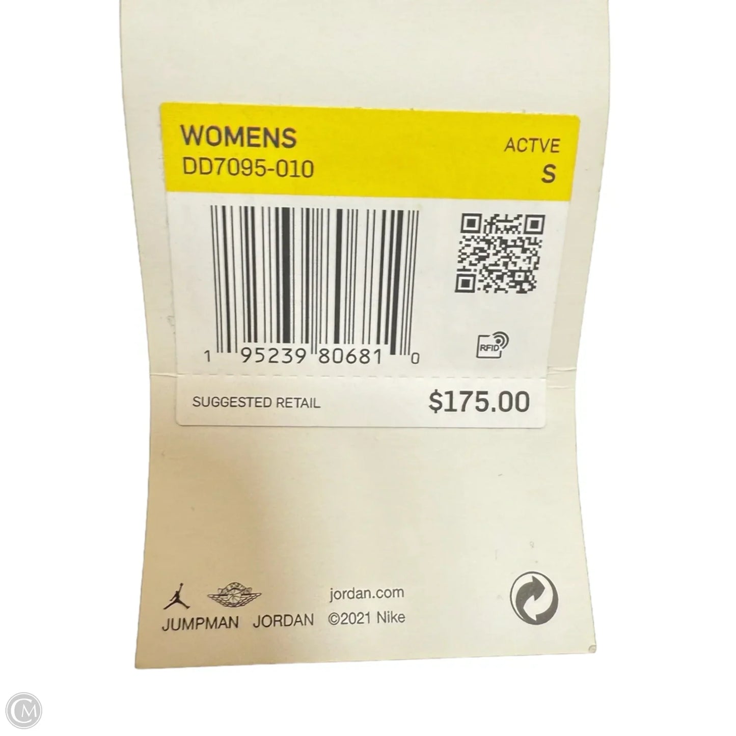 Jacket Luxury Designer By Jordan In Black & Grey, Size: S