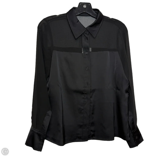 Top Long Sleeve By Cece In Black, Size: Xs