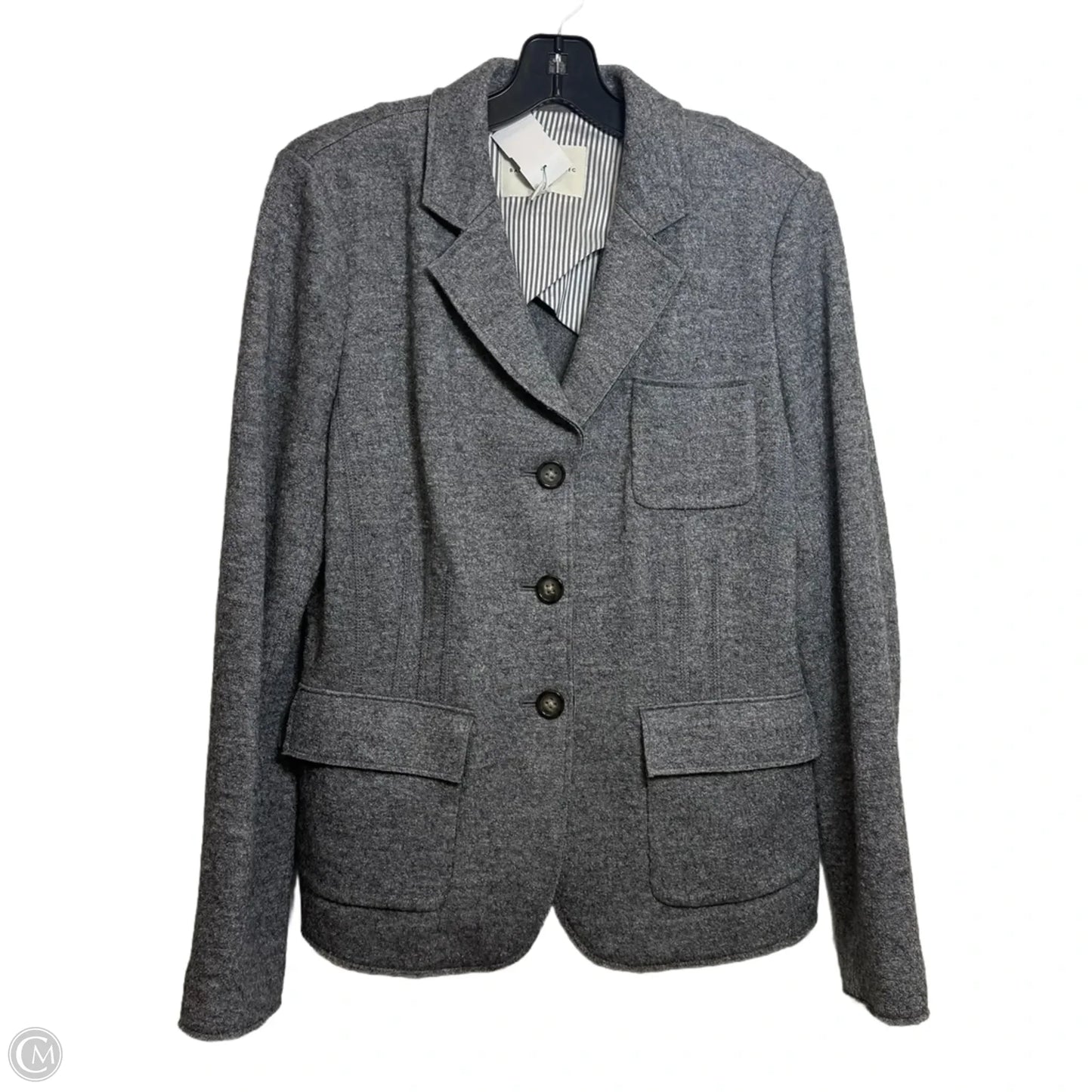 Blazer By Banana Republic In Grey, Size: Xl