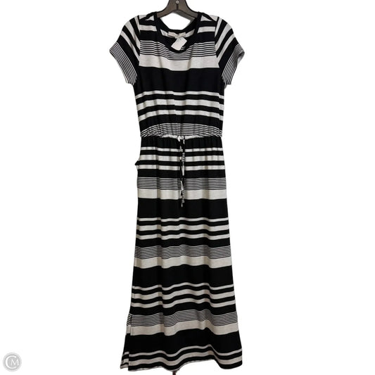 Dress Casual Maxi By Loft In Black & White, Size: Xs