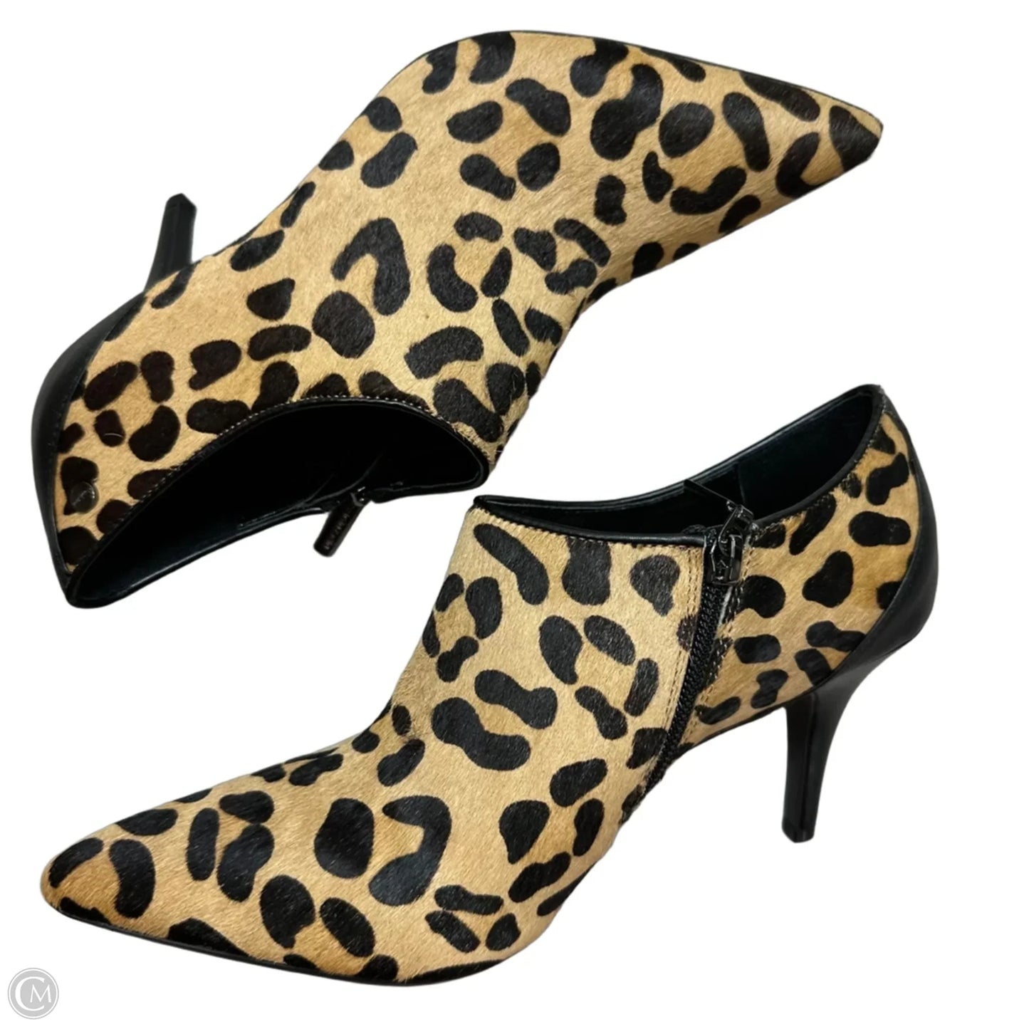 Shoes Heels Kitten By Calvin Klein In Animal Print, Size: 8