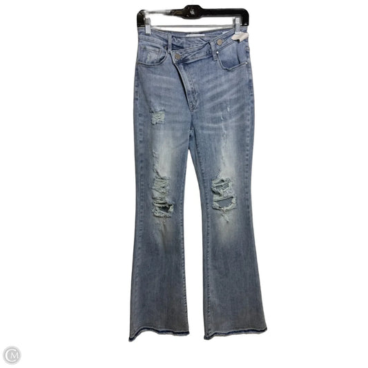 Jeans Flared By Risen In Blue Denim, Size: 28