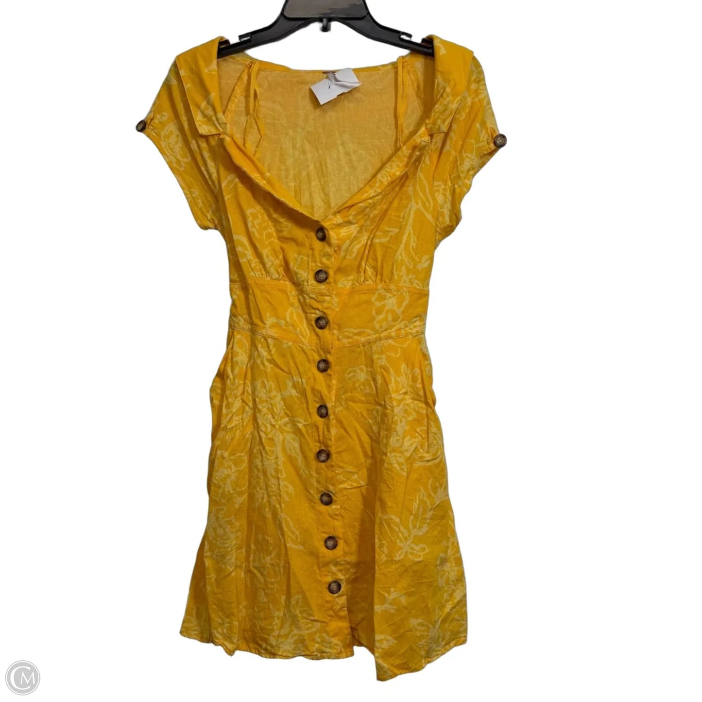 Dress Casual Short By Free People In Yellow, Size: 8