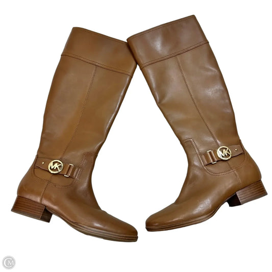 Boots Knee Flats By Michael By Michael Kors In Tan, Size: 7.5