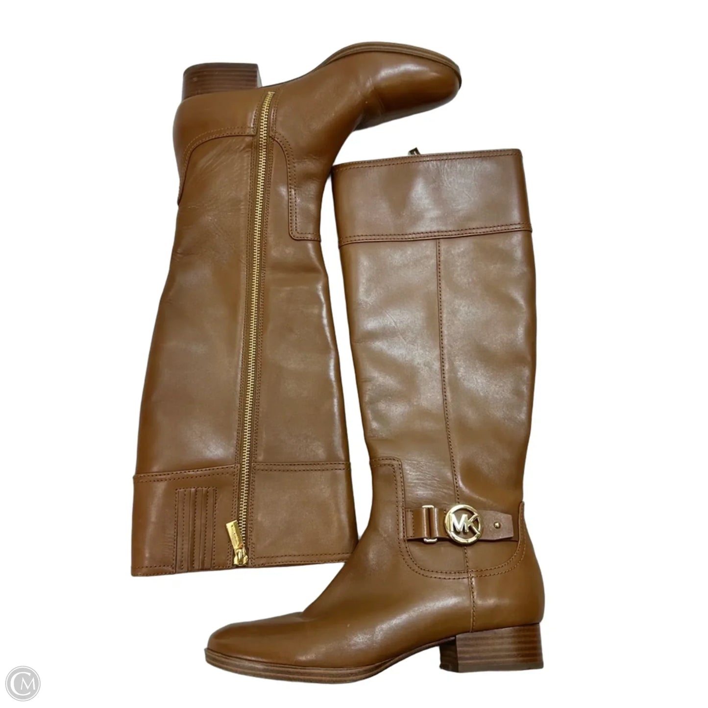 Boots Knee Flats By Michael By Michael Kors In Tan, Size: 7.5