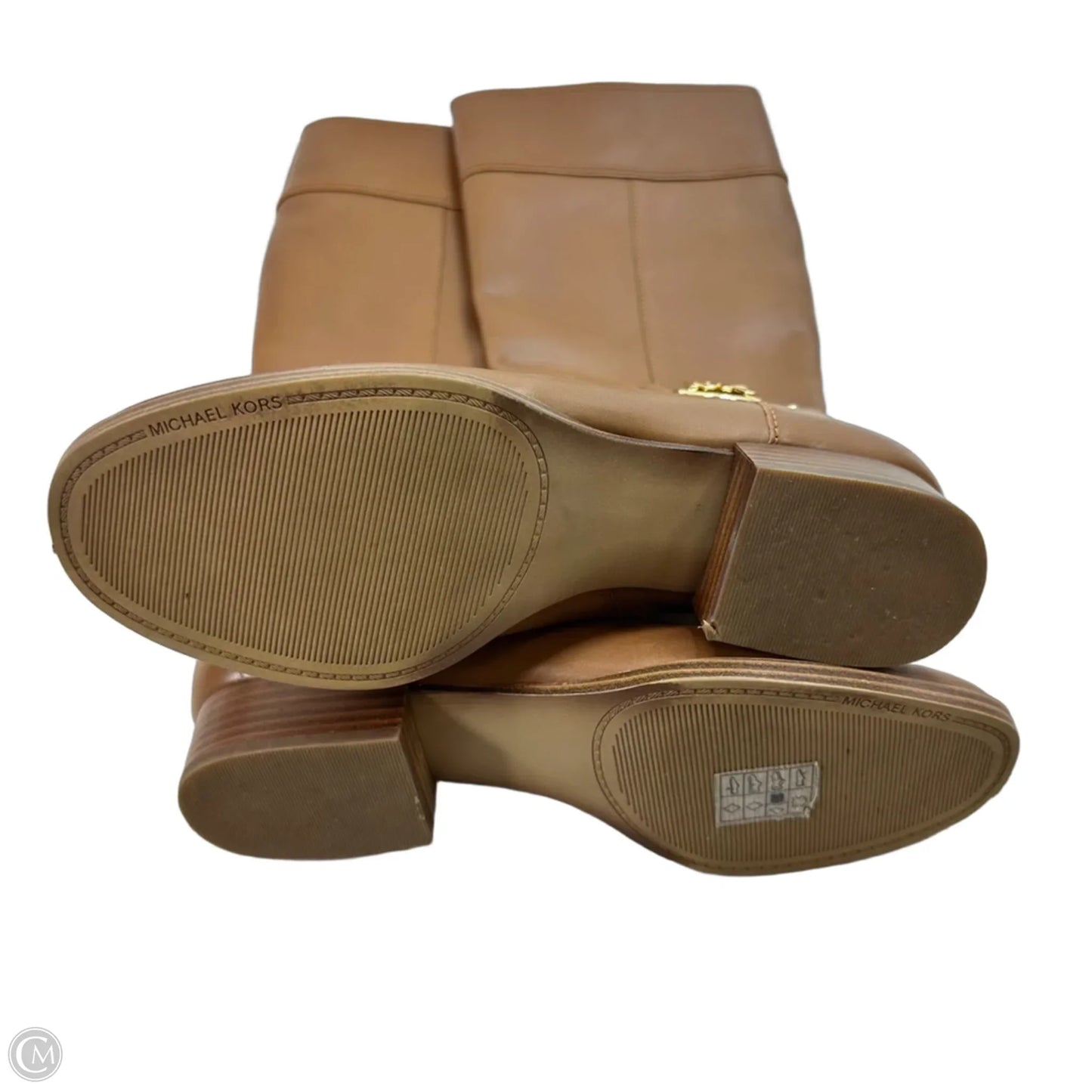 Boots Knee Flats By Michael By Michael Kors In Tan, Size: 7.5