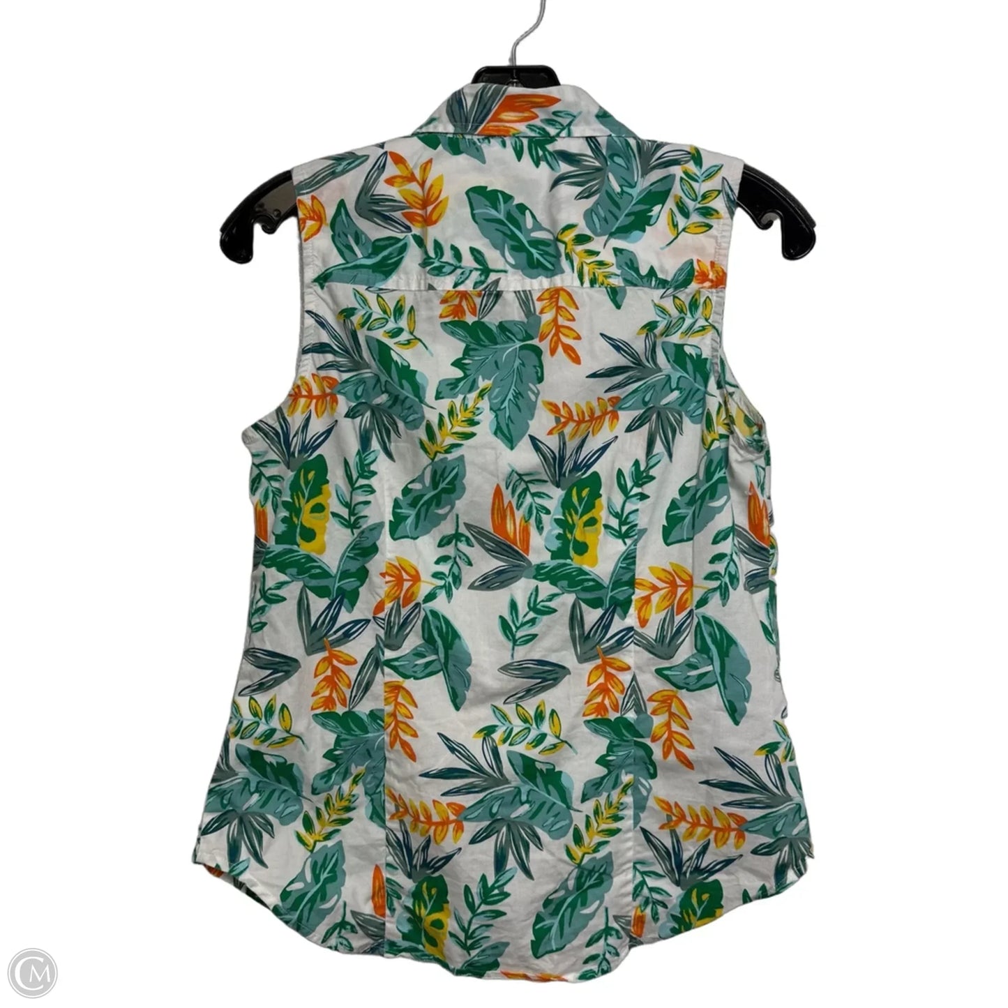 Top Sleeveless By J. Crew In Tropical Print, Size: S