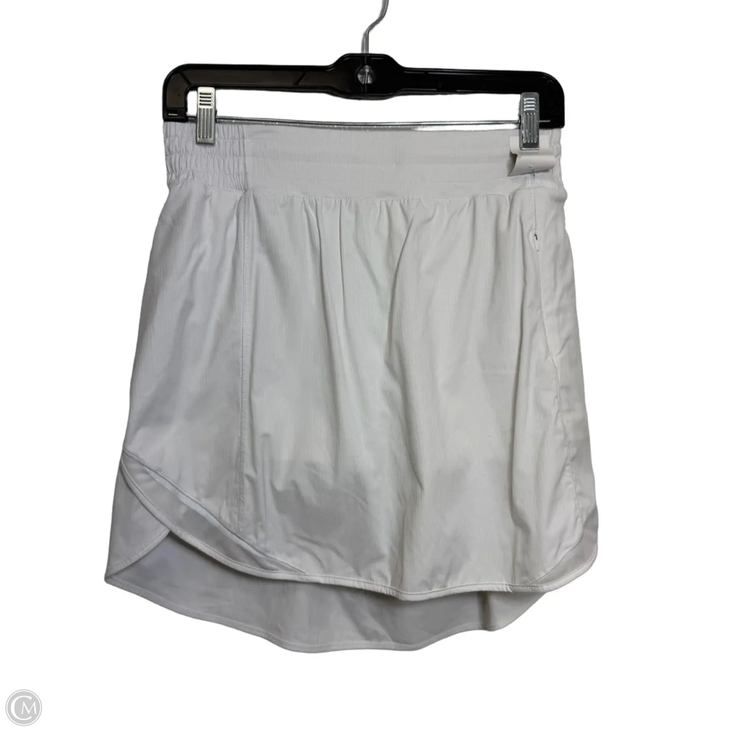 Athletic Skort By Lululemon In White, Size: L