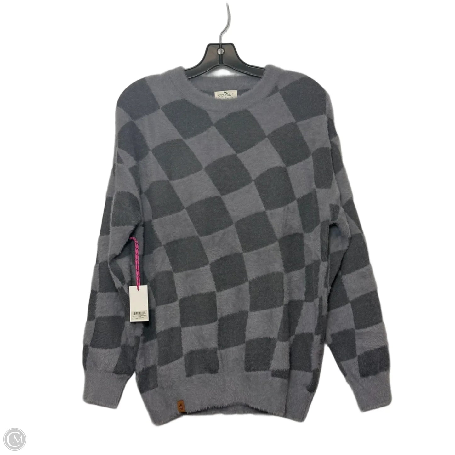 Sweater By Simply Southern In Grey, Size: L