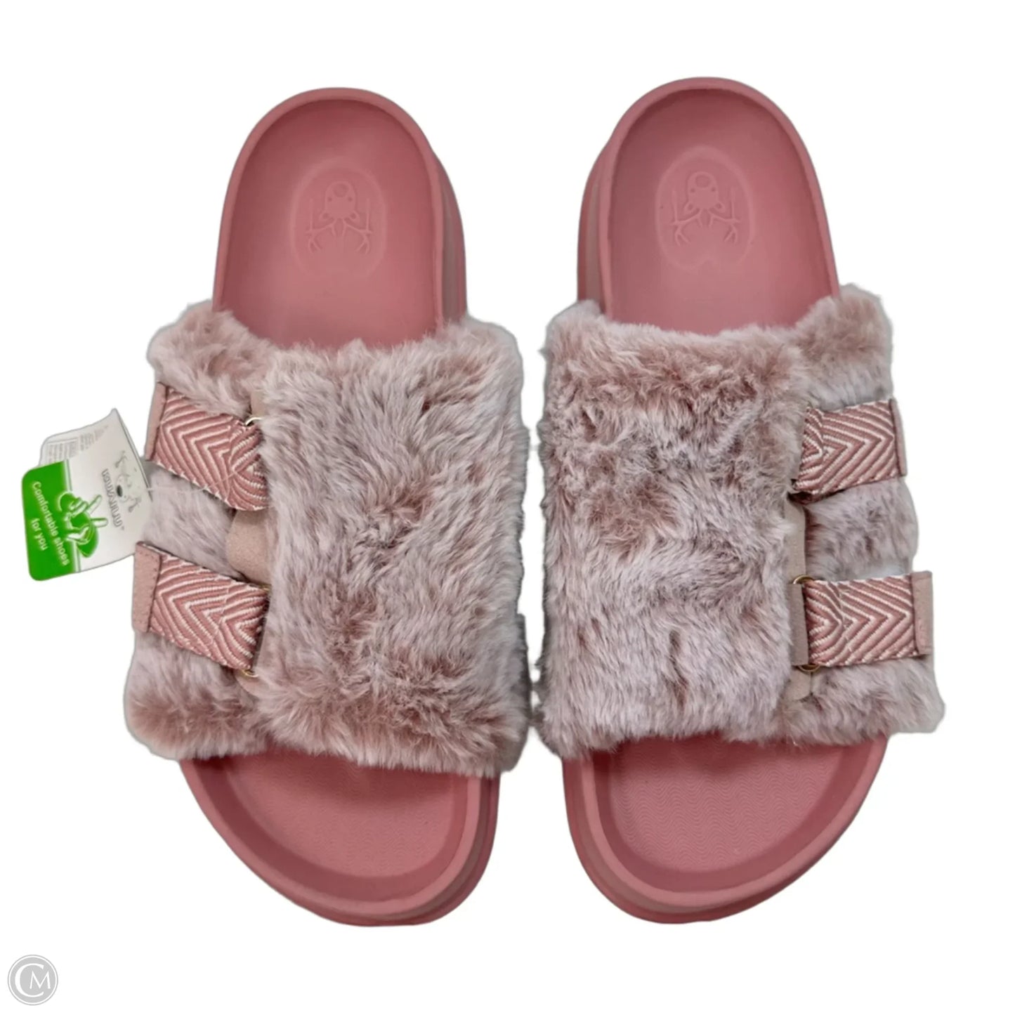 Sandals Flip Flops By Clothes Mentor In Pink, Size: 11