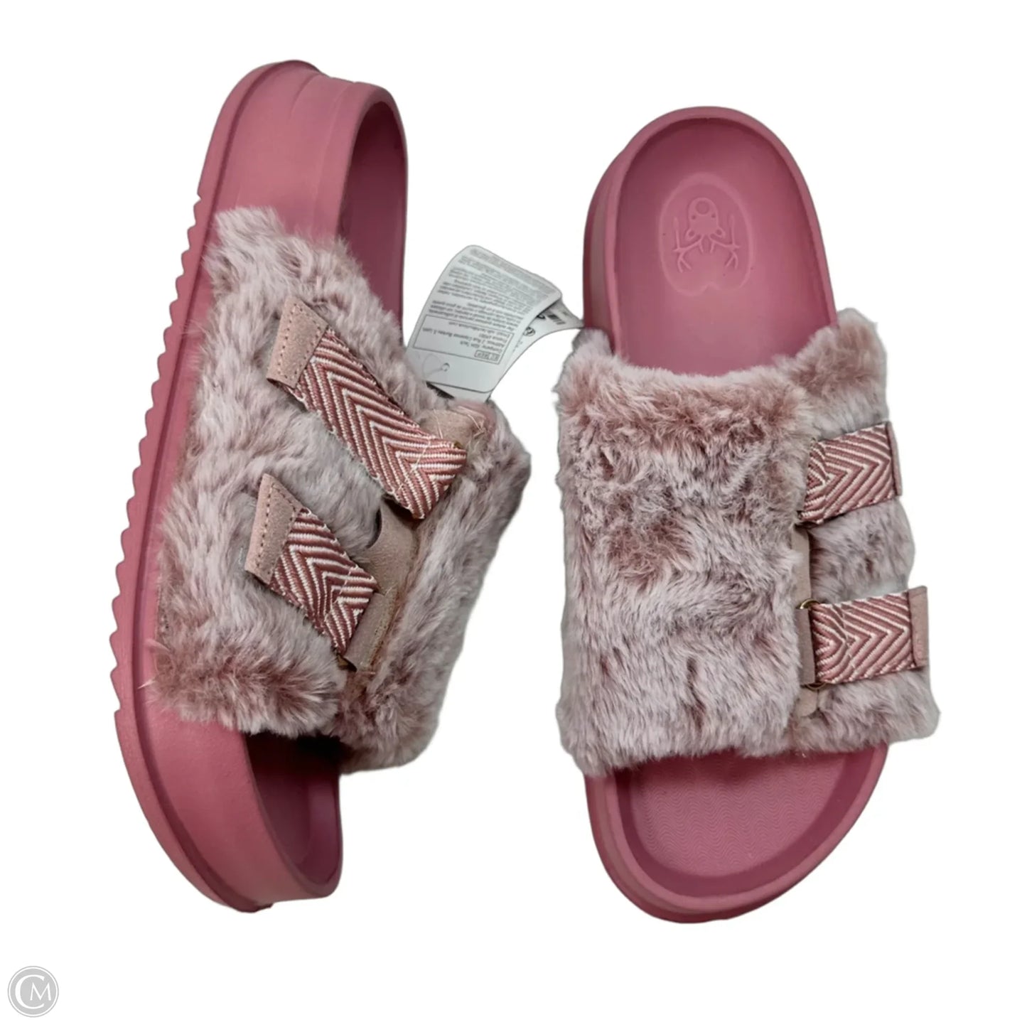 Sandals Flip Flops By Clothes Mentor In Pink, Size: 11
