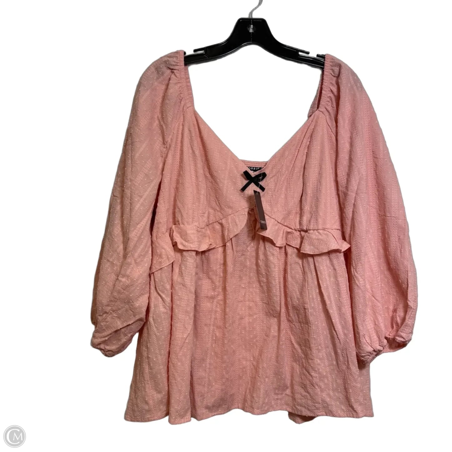 Top Long Sleeve By Torrid In Pink, Size: 3x