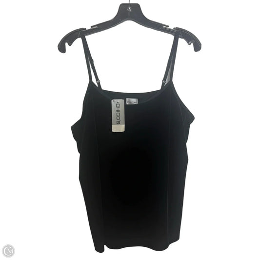 Tank Top By Chicos In Black, Size: Xl