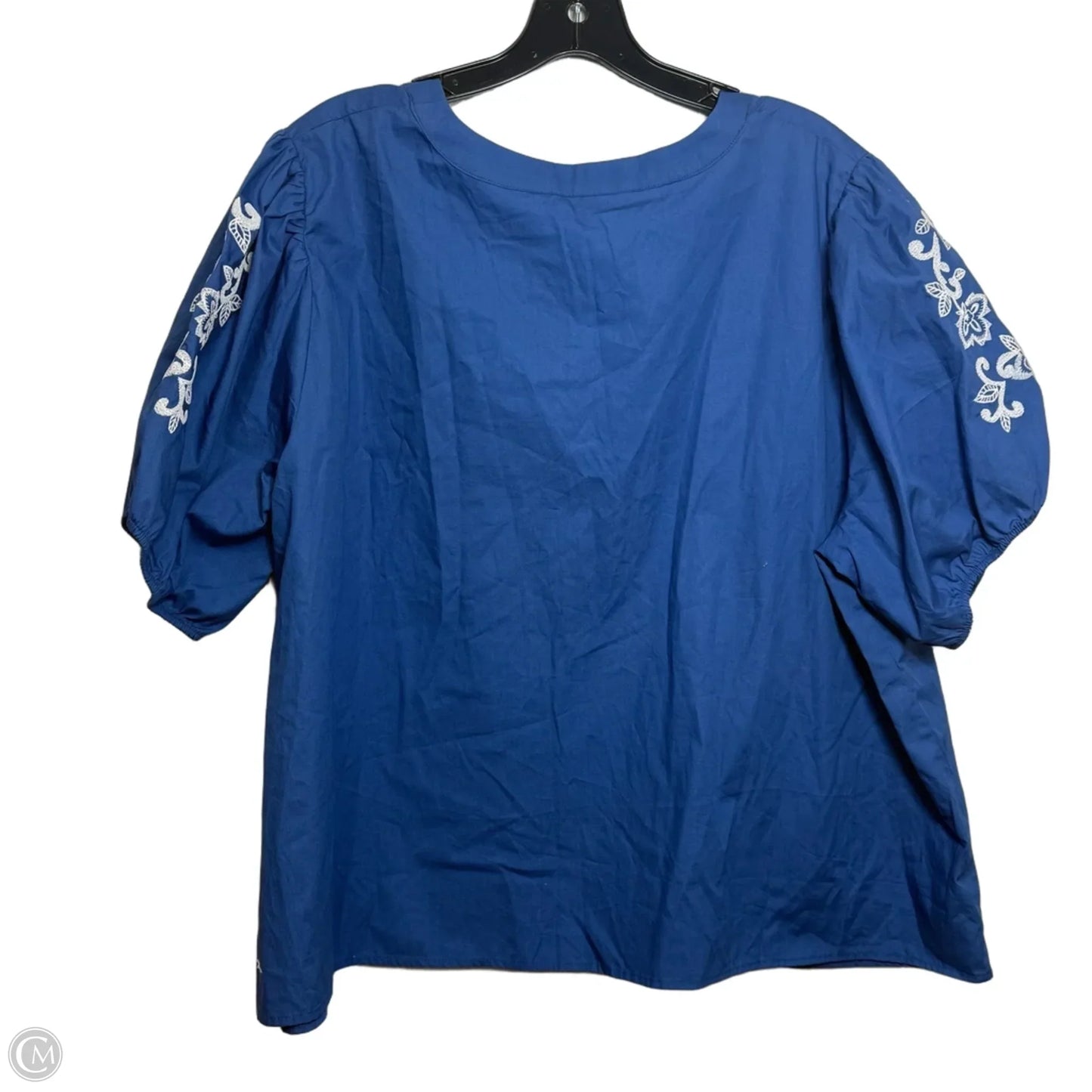 Top Short Sleeve By Torrid In Blue, Size: 1x