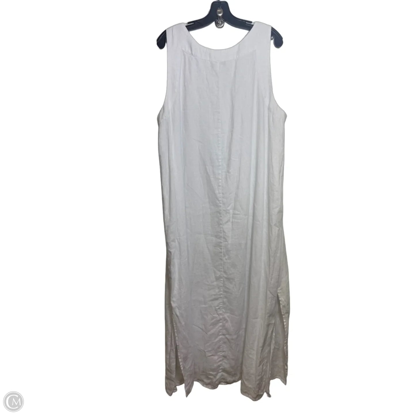 Dress Casual Maxi By Dkny In White, Size: Xl