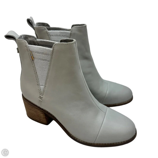 Boots Ankle Heels By Toms In Grey, Size: 8