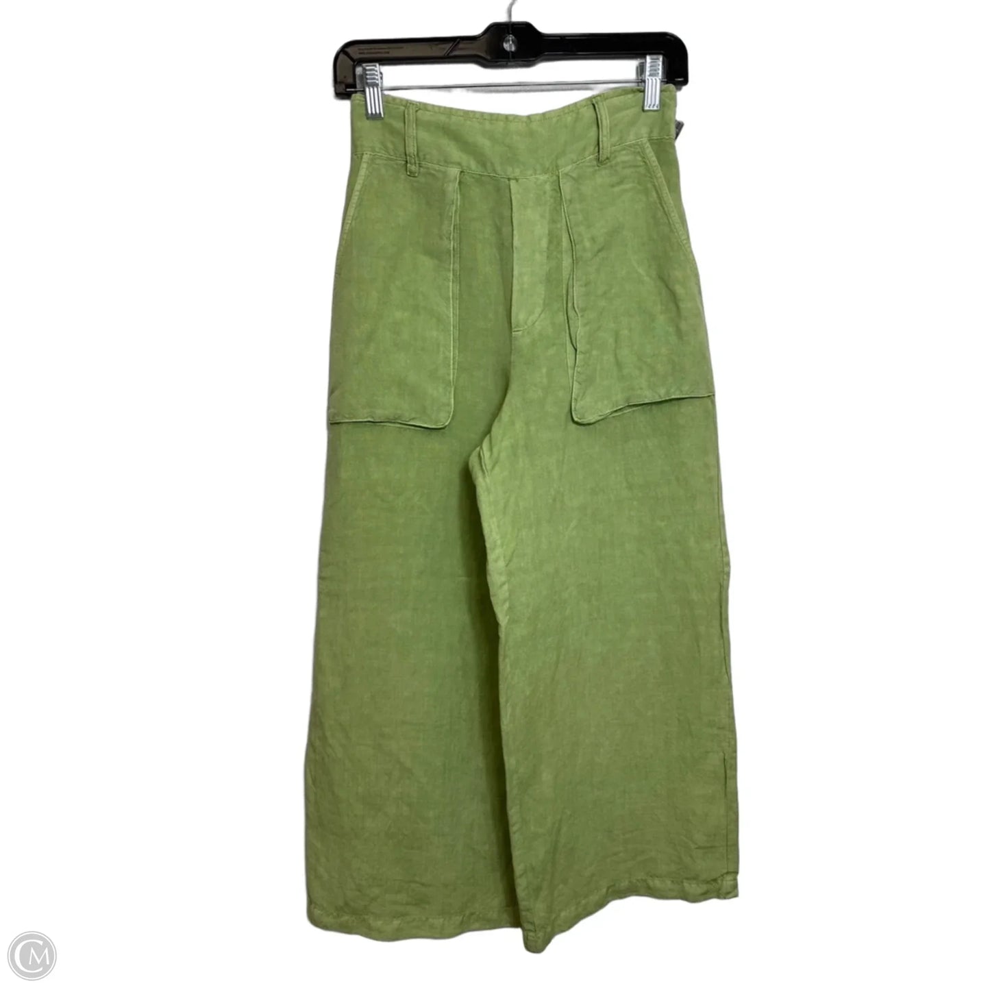 Pants Cropped By Clothes Mentor In Green, Size: S