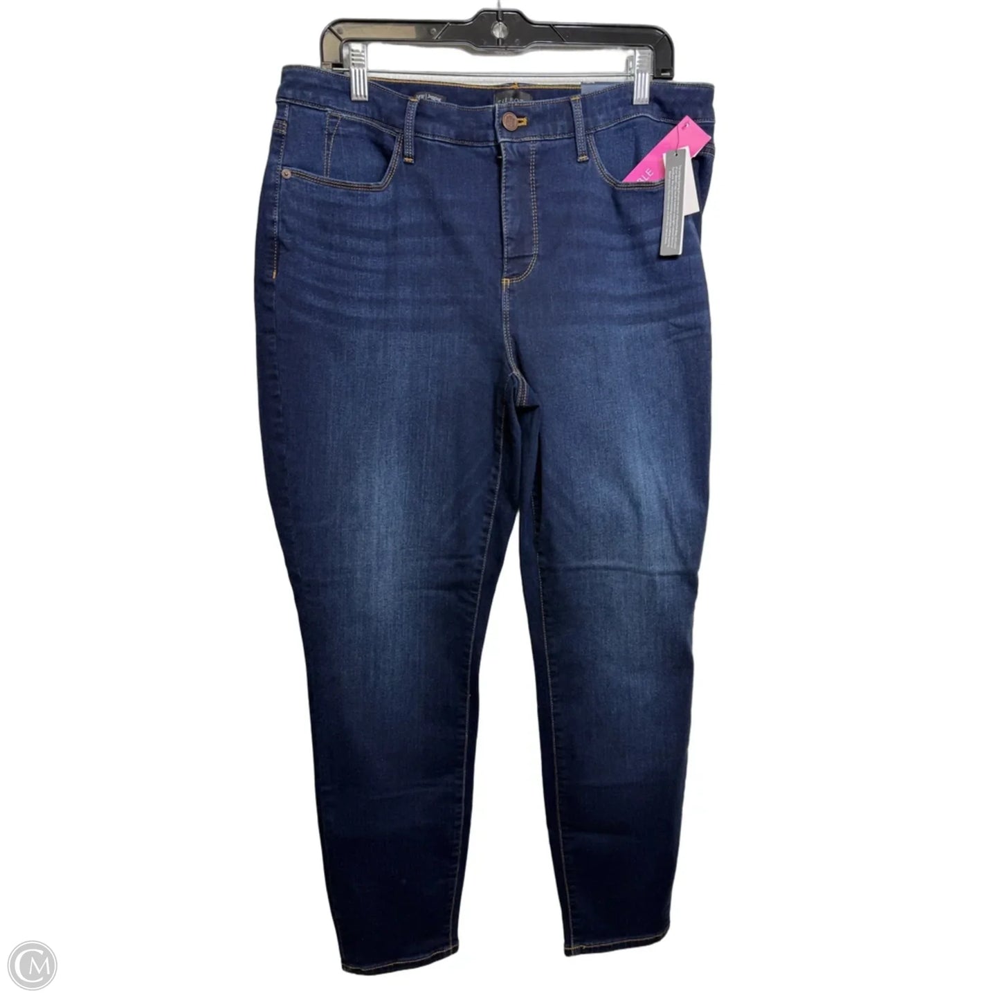 Jeans Jeggings By Talbots In Blue Denim, Size: 14