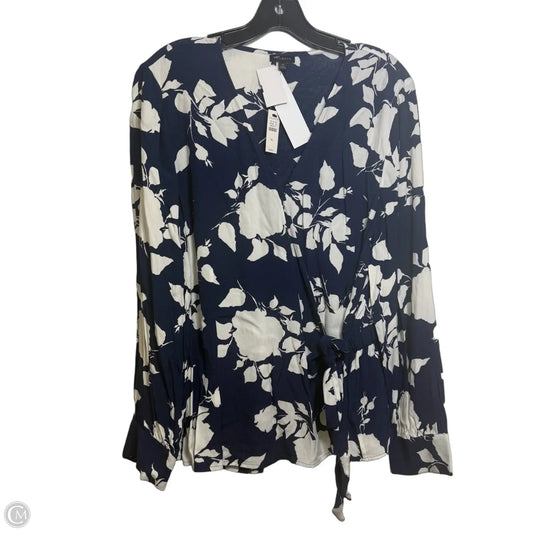 Top Long Sleeve By Talbots In Blue, Size: Xl