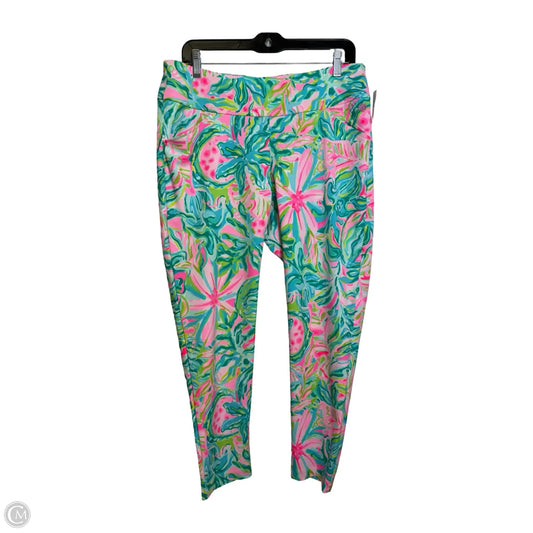 Pants Designer By Lilly Pulitzer In Tropical Print, Size: 12