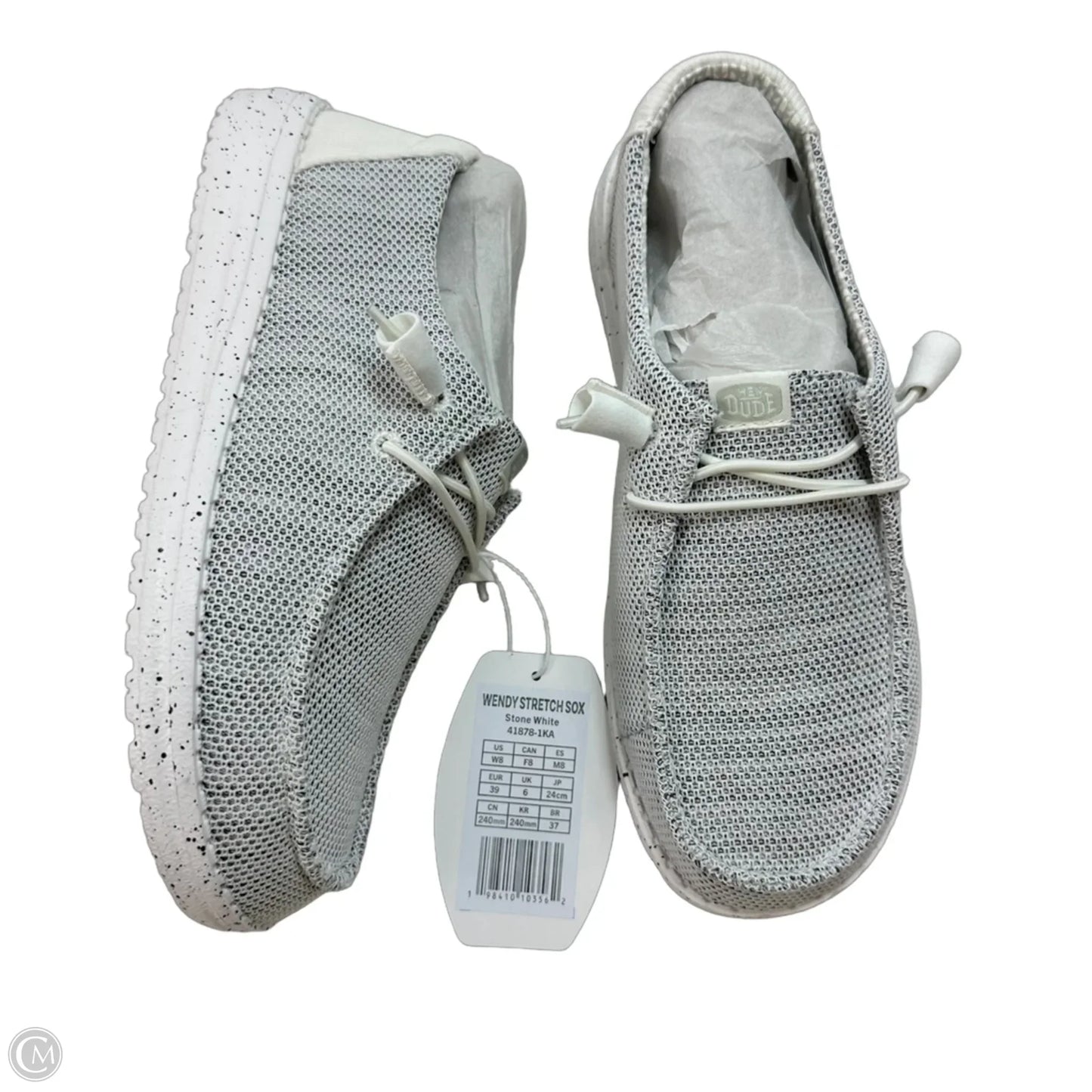 Shoes Flats By Hey Dude In White, Size: 8