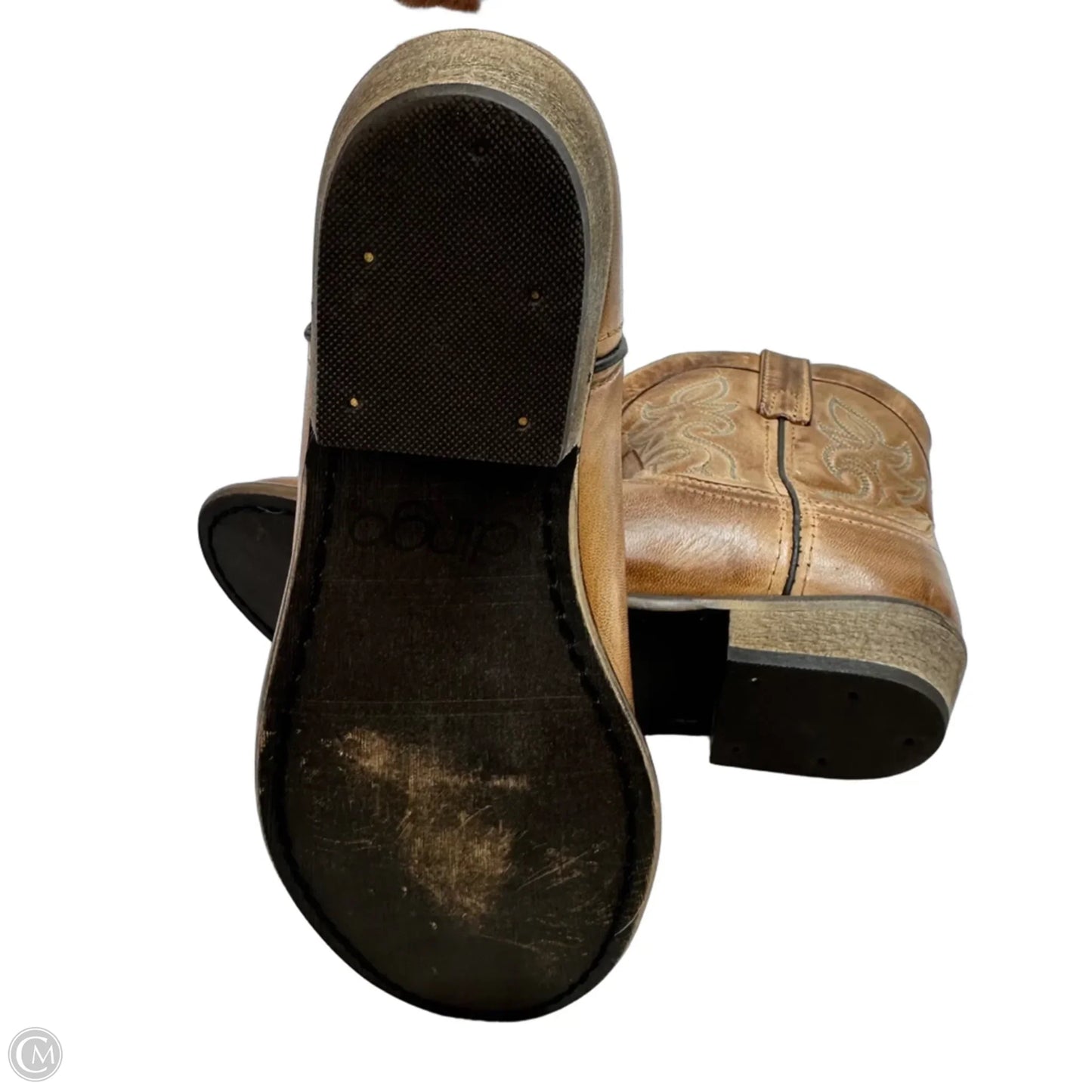 Boots Ankle Flats By Dingo In Brown, Size: 9.5