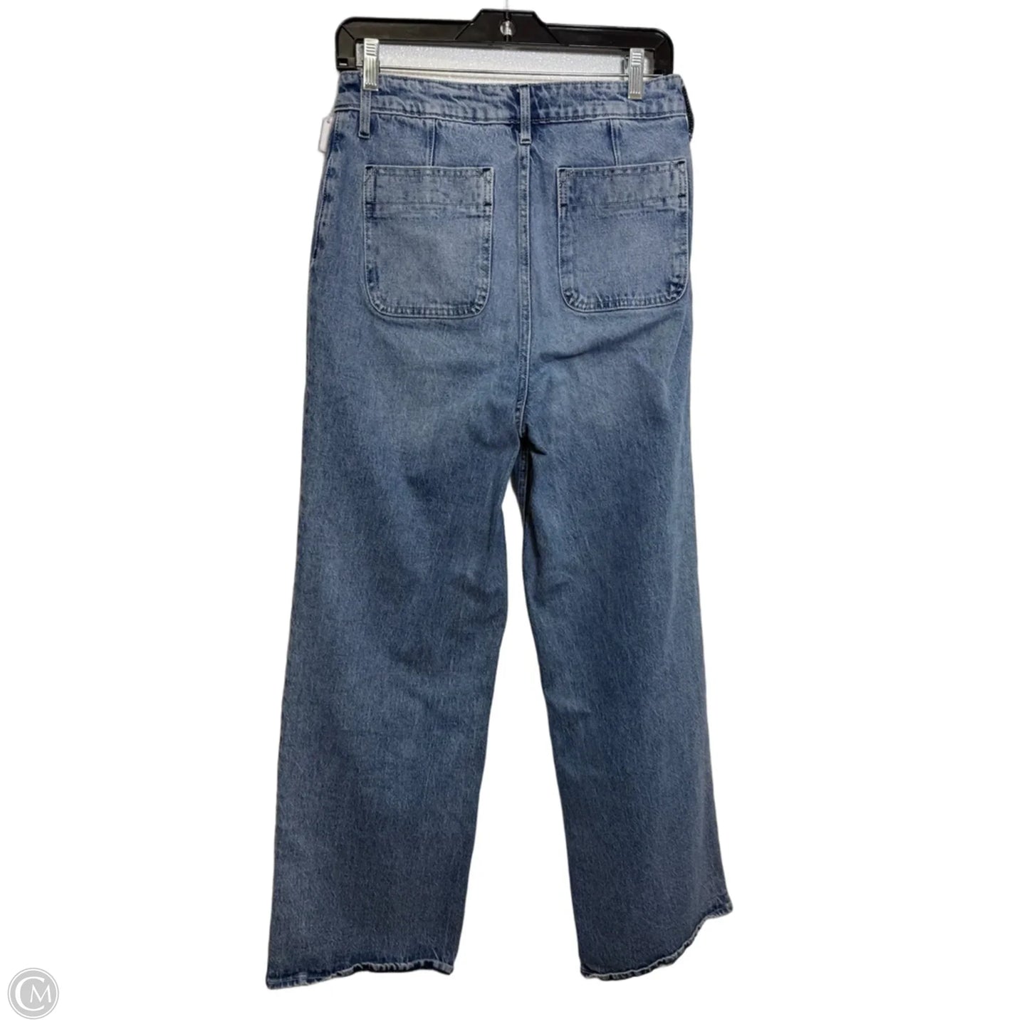 Jeans Wide Leg By Free Assembly In Blue Denim, Size: 8