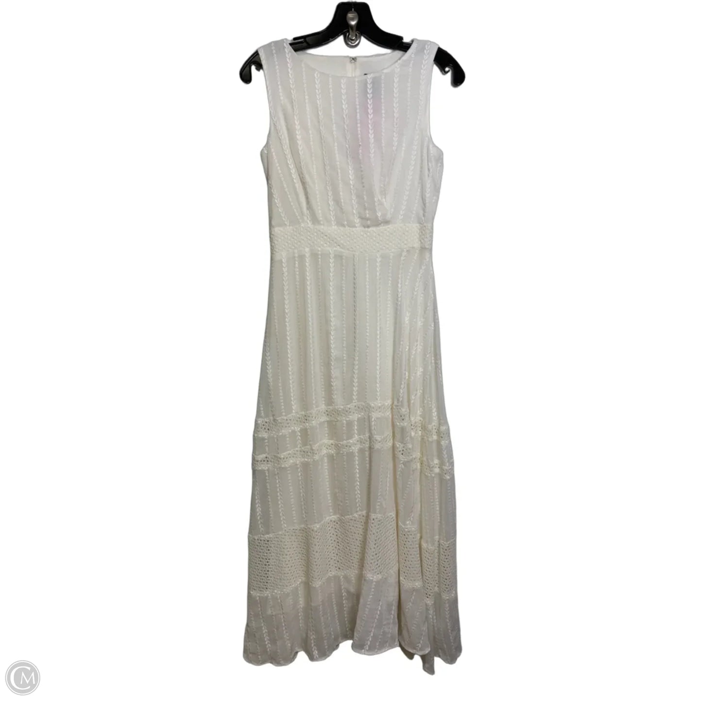 Dress Casual Maxi By Taylor In White, Size: Xs