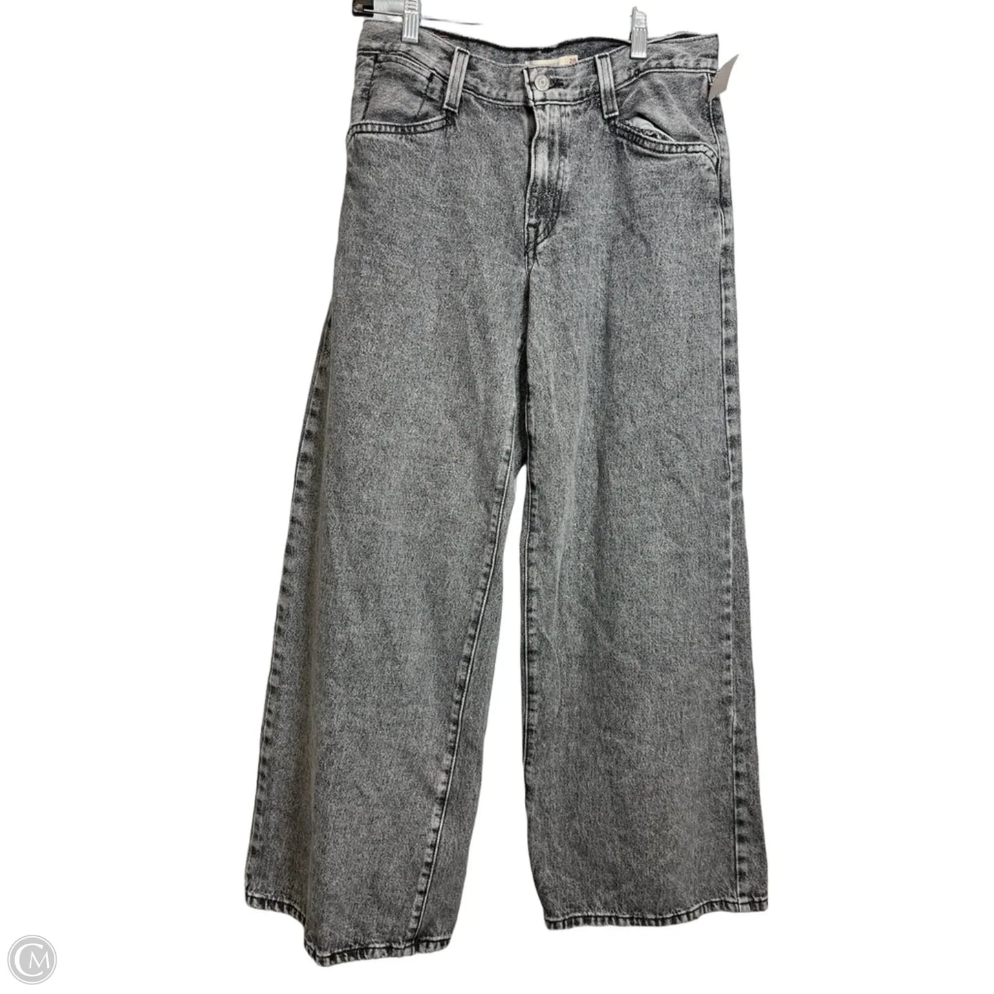 Jeans Wide Leg By Levis In Black, Size: 6
