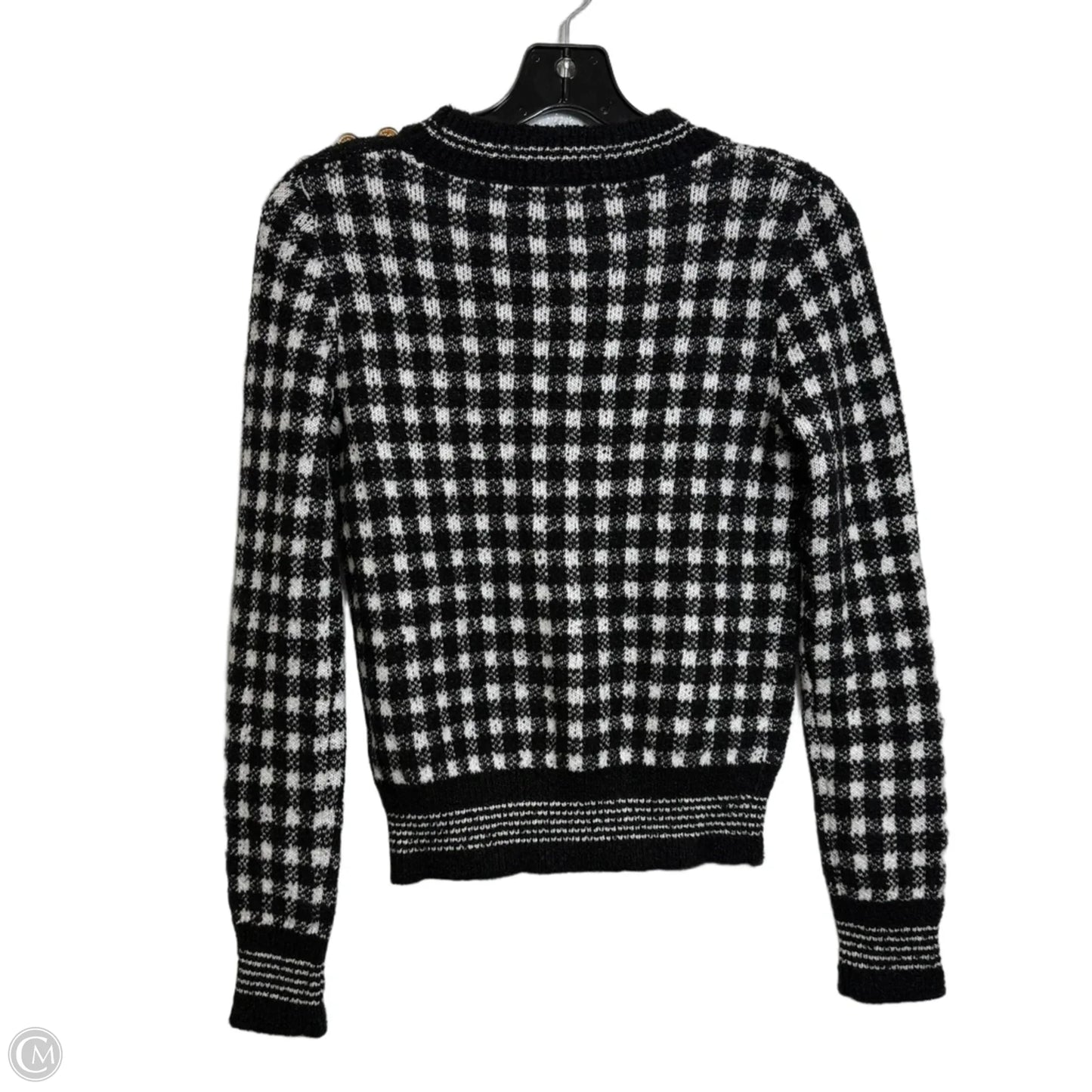 Sweater By Philosophy In Black & White, Size: Xs