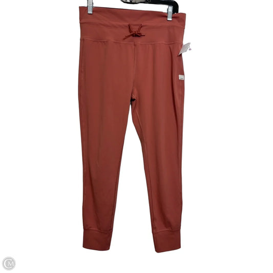 Athletic Leggings By Vuori In Orange, Size: Xl