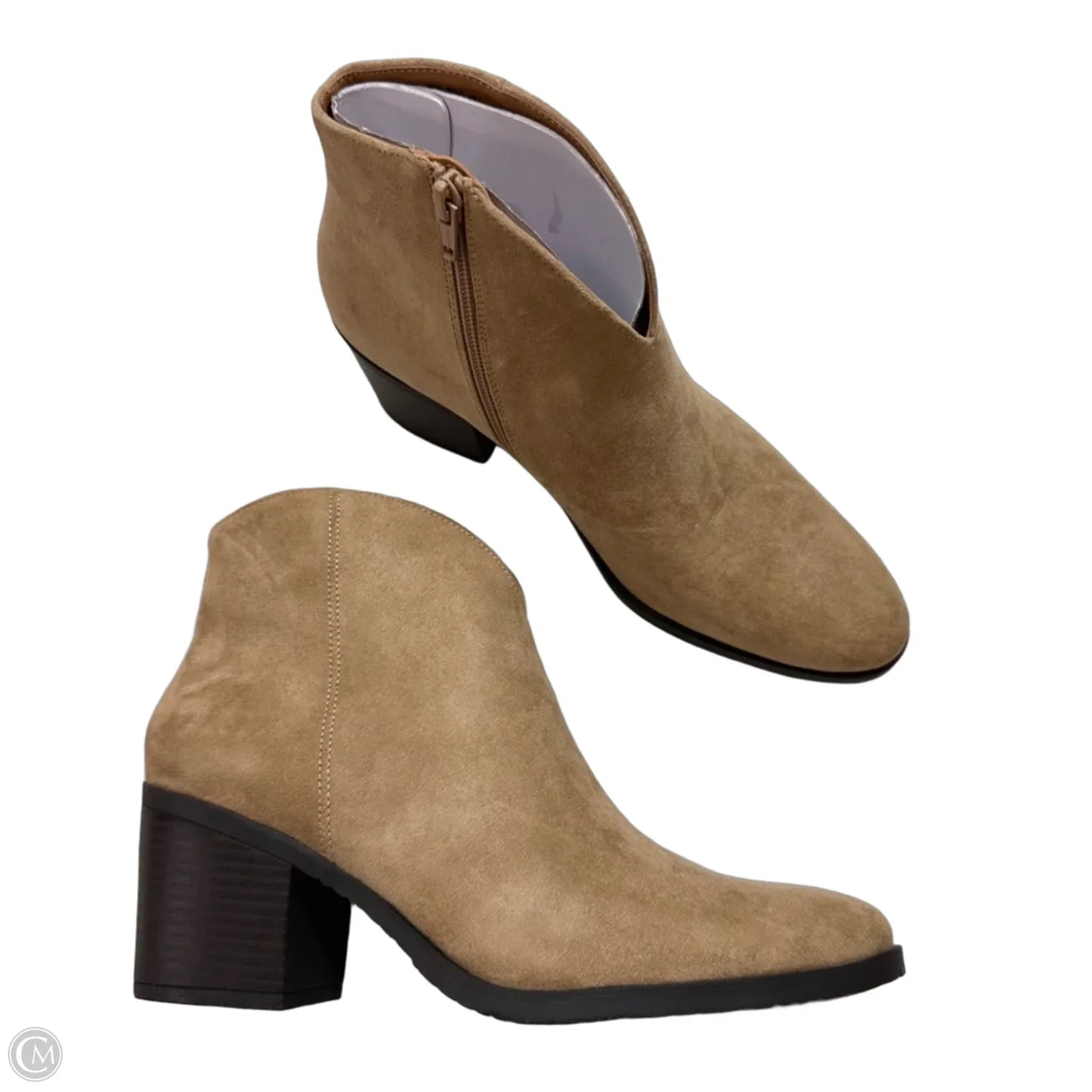 Boots Ankle Heels By Sonoma In Tan, Size: 9.5