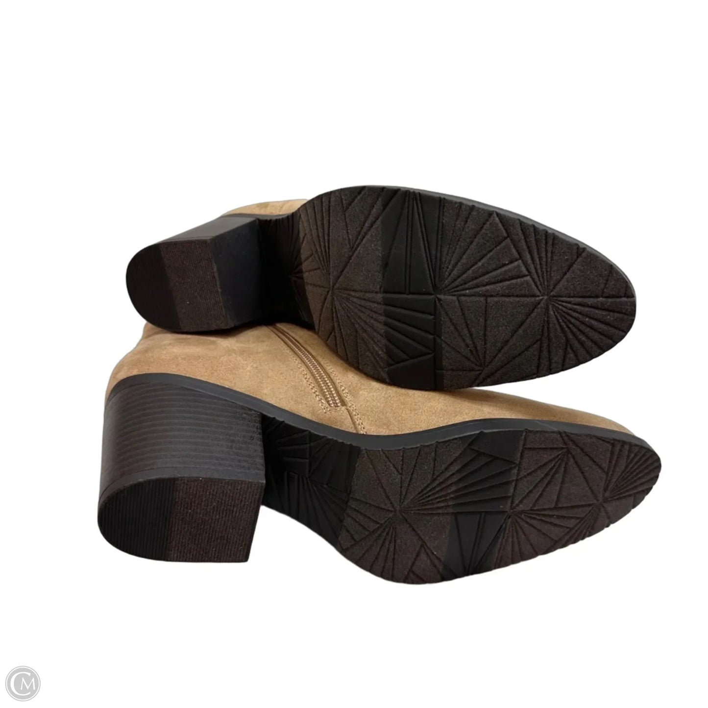 Boots Ankle Heels By Sonoma In Tan, Size: 9.5