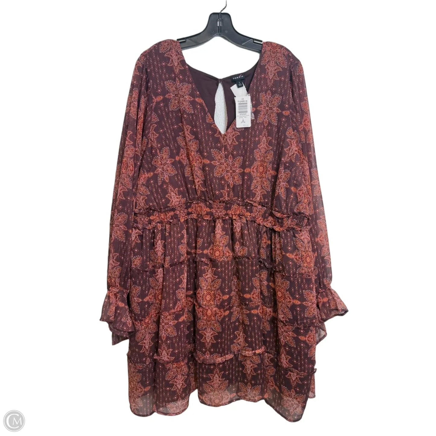 Dress Casual Short By Torrid In Maroon, Size: 3x
