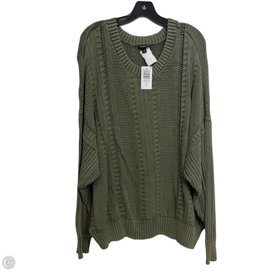 Sweater By Torrid In Green, Size: 4x
