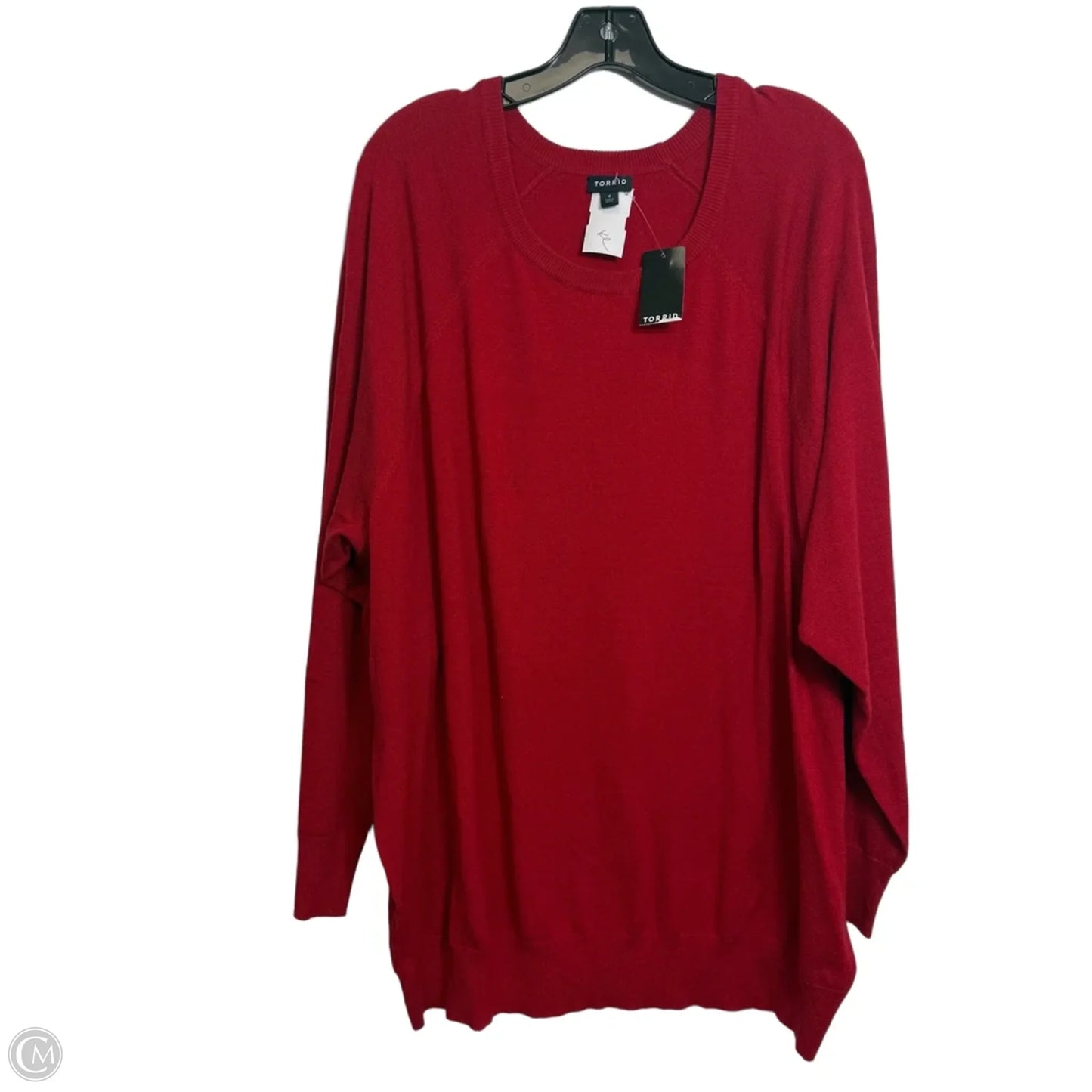 Sweater By Torrid In Red, Size: 4x