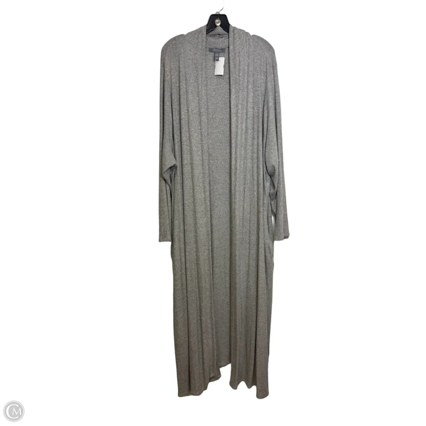 Cardigan By Lisa Rinna In Grey, Size: 3x