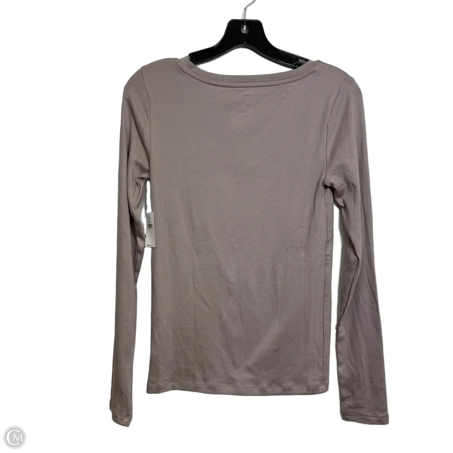 Top Long Sleeve By Gap In Taupe, Size: S